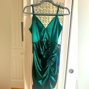 Emerald green homecoming dress
